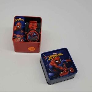 NEW Spiderman Marvel Kids Watch With Collectors Tin